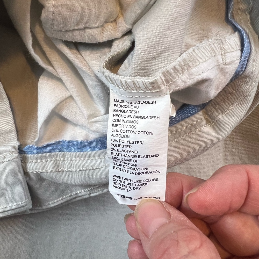 Izod Tan Chinos Classic Straight-Leg, Size 32 x 32 - Picture 8 of 13